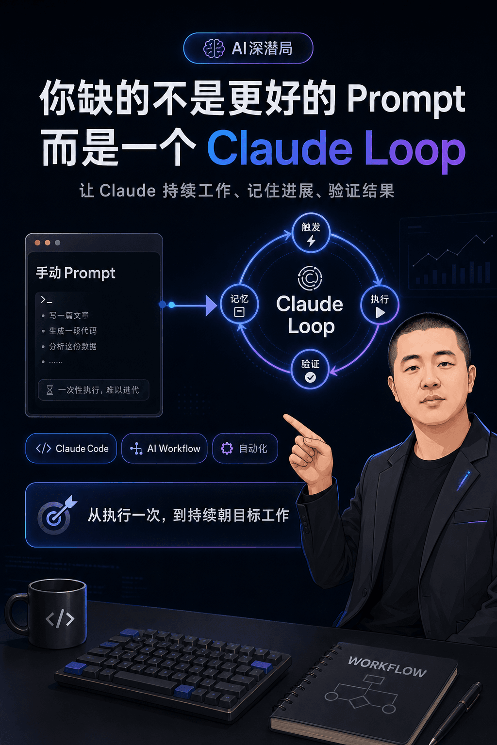 你缺的不是更好的 Prompt，而是一个 Claude Loop