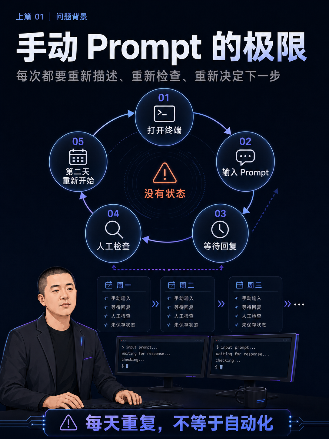 为什么你每天都在重复发 Prompt？